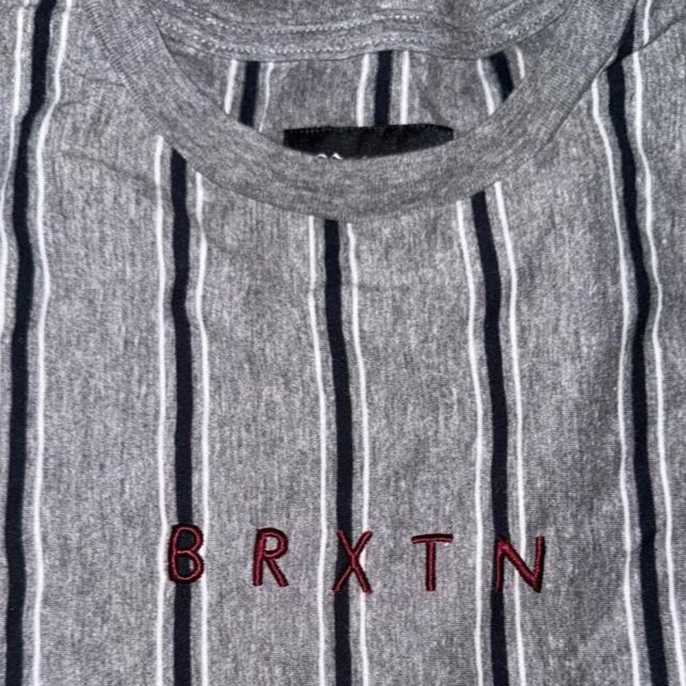 Brixton Men's Grey T-shirt